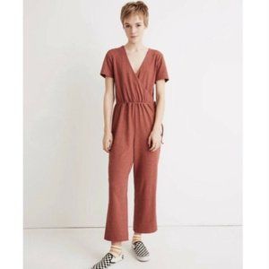 Madewell Texture & Thread Wrap Jumpsuit